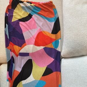 Afrm abstract skirt